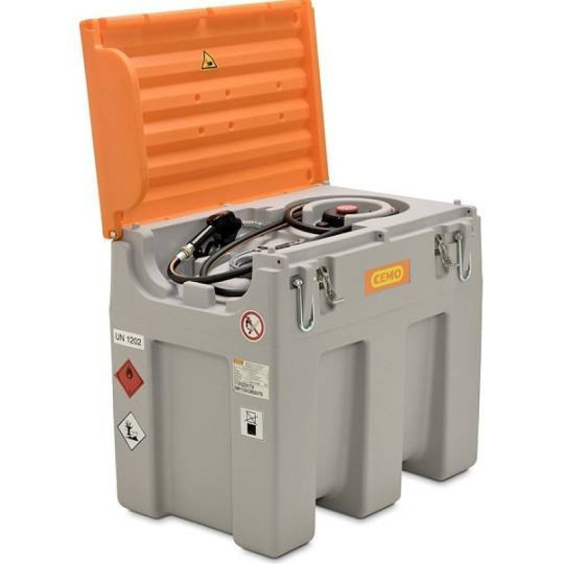 Rezervor motorina mobil TT Easy 600 L 12V cu capac si acumulator