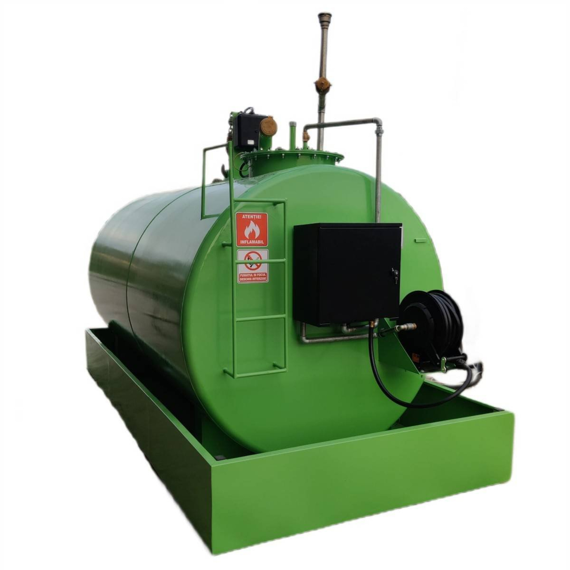 Rezervor motorina 9000L dublu perete suprateran cu pompa Piusi