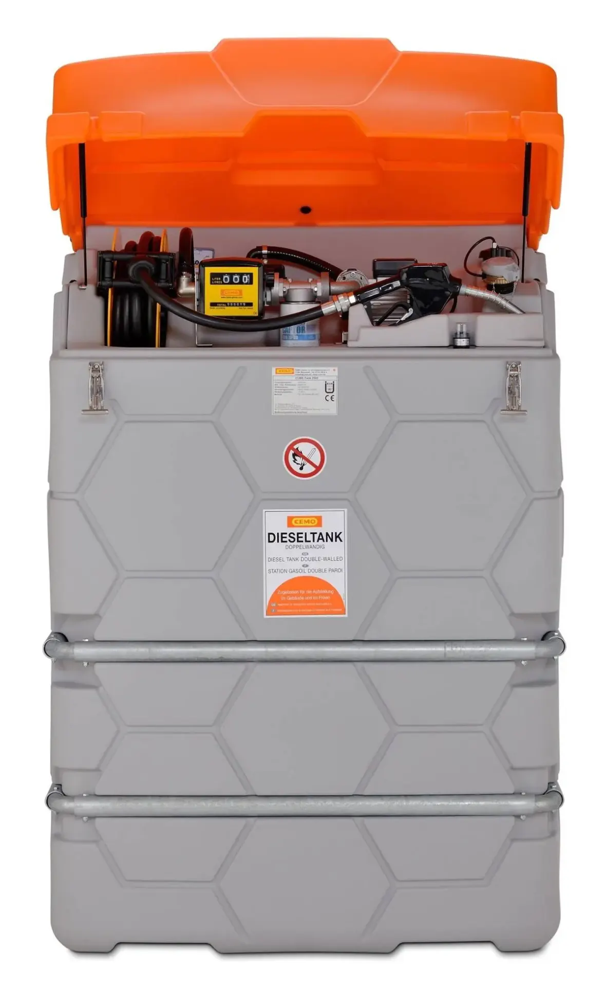 Rezervor CUBE diesel tank 2500 L Outdoor Premium CEMO