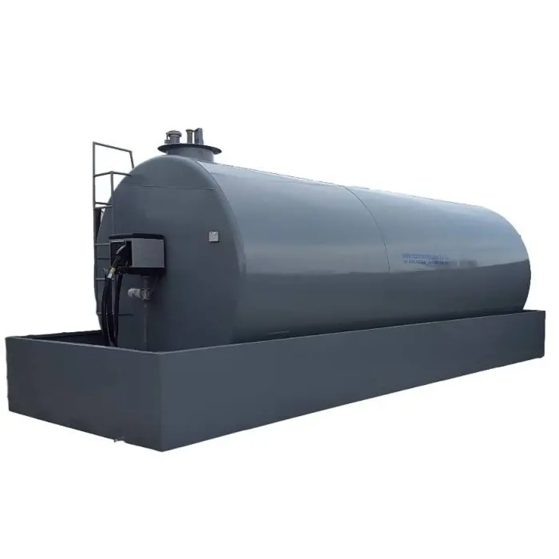 Rezervor suprateran pentru motorina cu cuva de retentie 30000L 