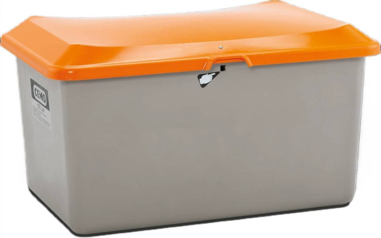 Cutie/ Container pentru nisip CEMO 400l Plus3 Gri/Portocaliu 10569