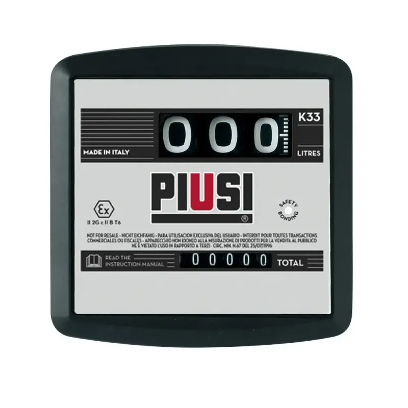 Debitmetru mecanic pentru benzina / kerosen K33 PIUSI