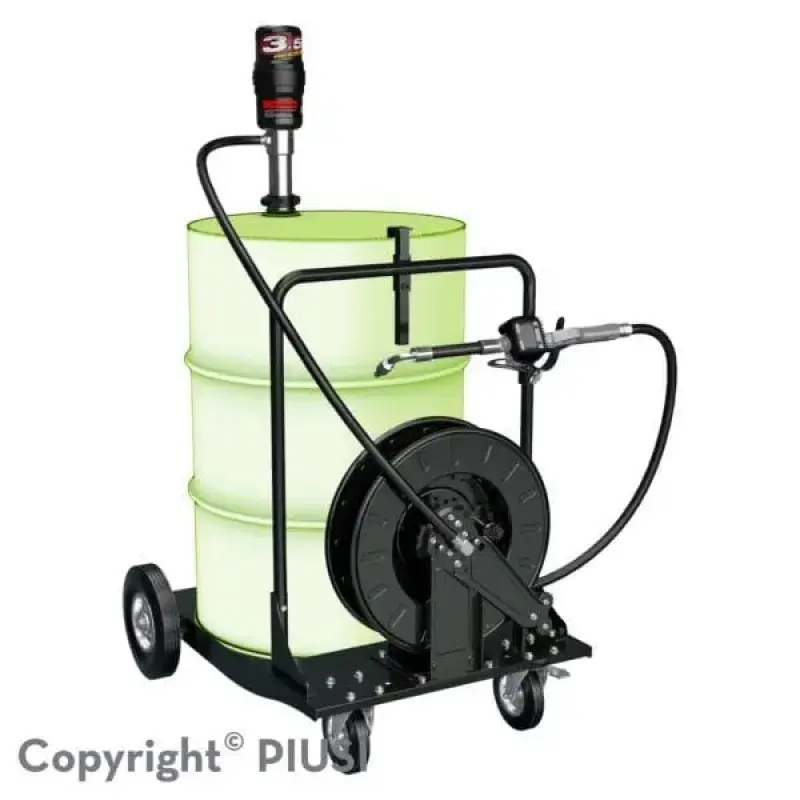 Echipament mobil cu tambur pentru ulei - KIT OIL CART PIUSI