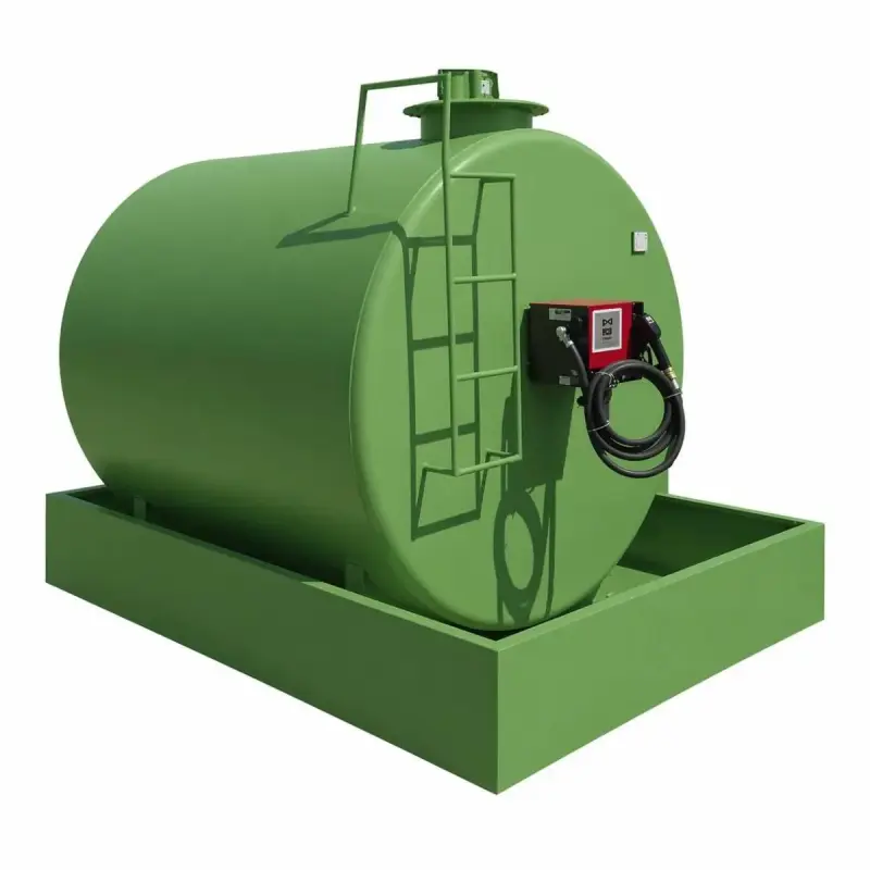 Rezervor motorina monoperete suprateran 5000 litri cu pompa electrica
