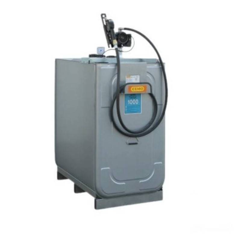 Rezervor pentru motorina UNI-TANK 1000L dublu perete Premium cu pompa 230V CEMO