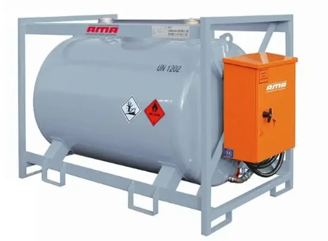 Rezervor motorina transportabil metalic 920 Litri ADR AMA