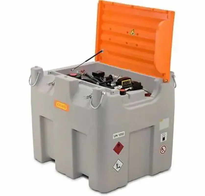 Rezervor transportabil TT EASY 980L Premium cu pompa 12V - 85l/min CEMO