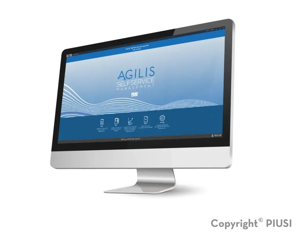 Program gestiune alimentari Self Service Management AGILIS PIUSI