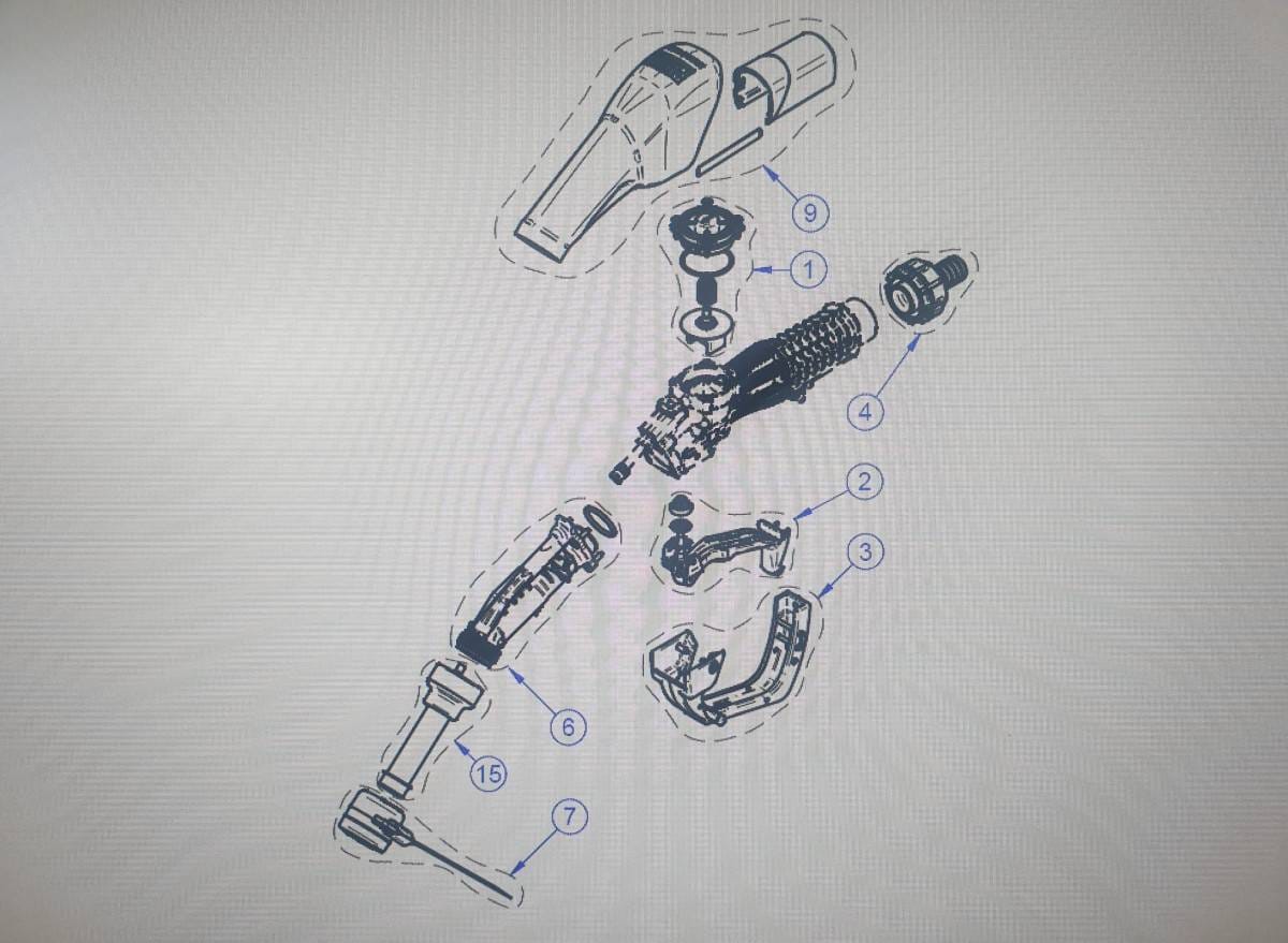 Duza de schimb din plastic pistolet adblue SB325 PIUSI