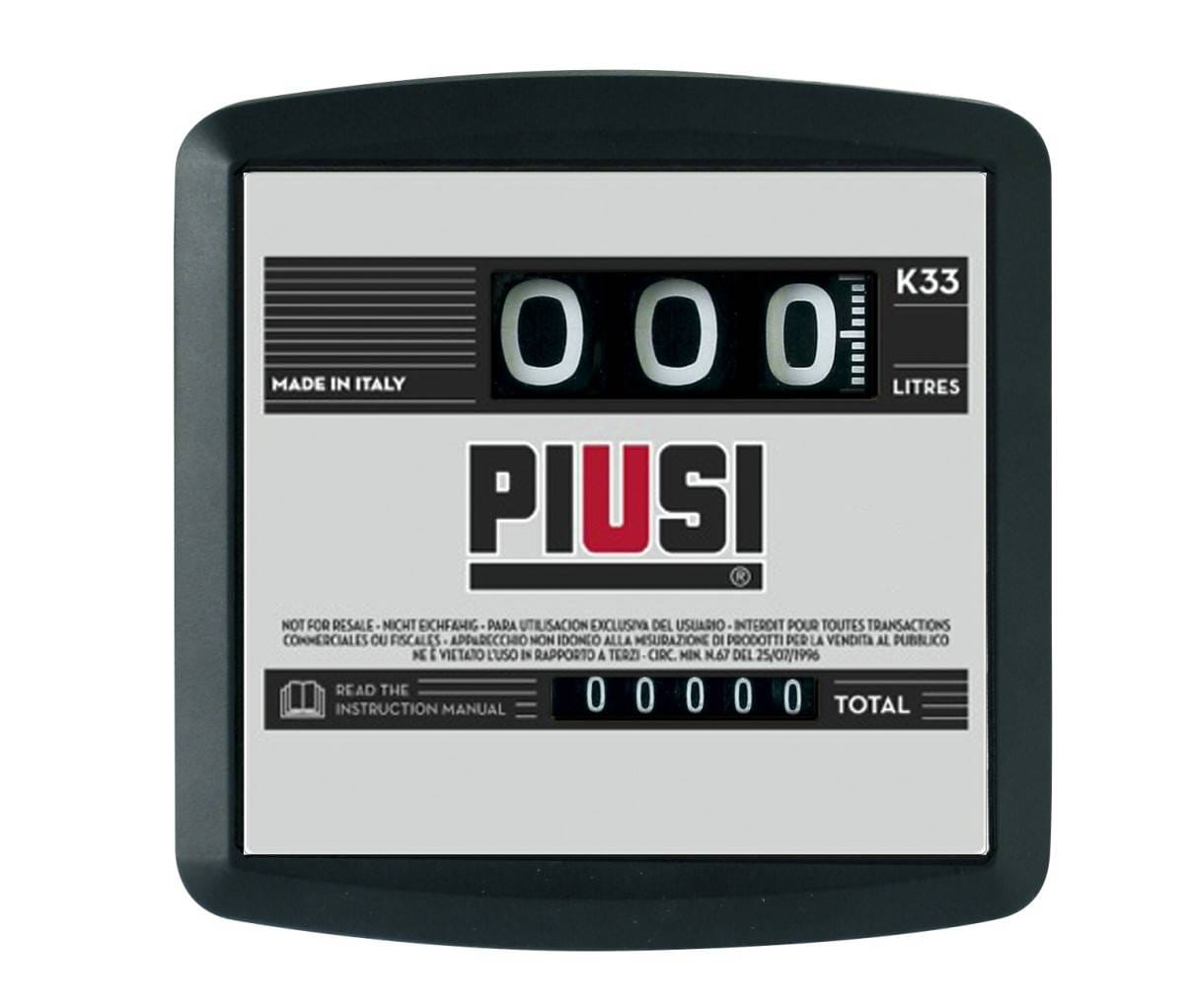 Eticheta pentru debitmetru K33 Piusi R08839000