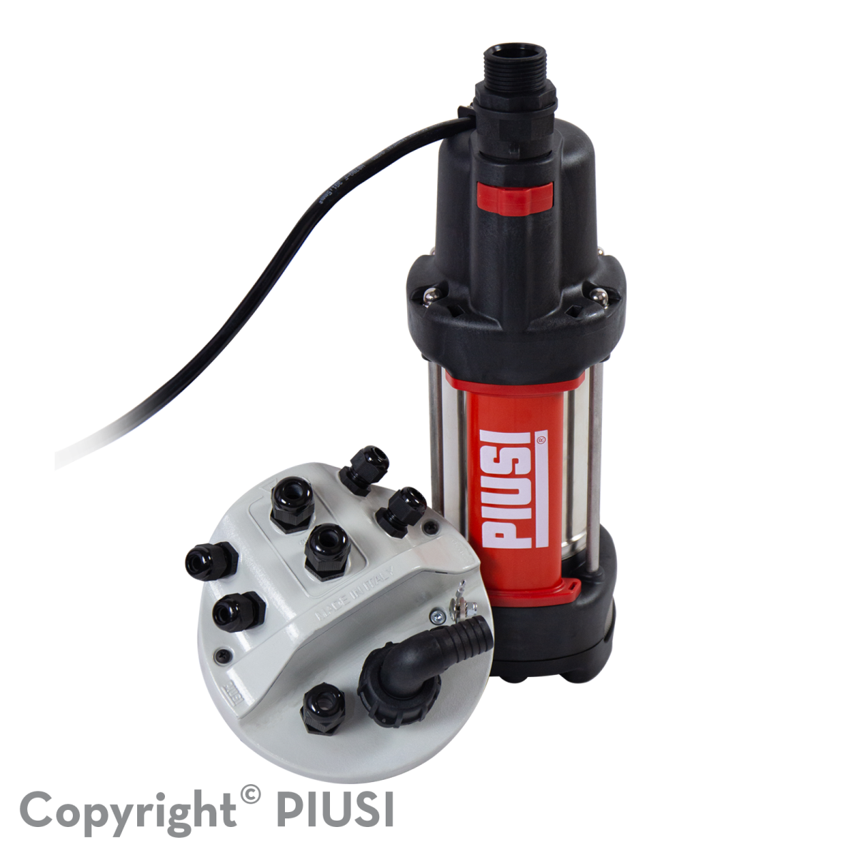 Pompă submersibilă adblue Squalo35 Piusi cu temporizator si capac de jonctiune SUBLOCK F00206A00