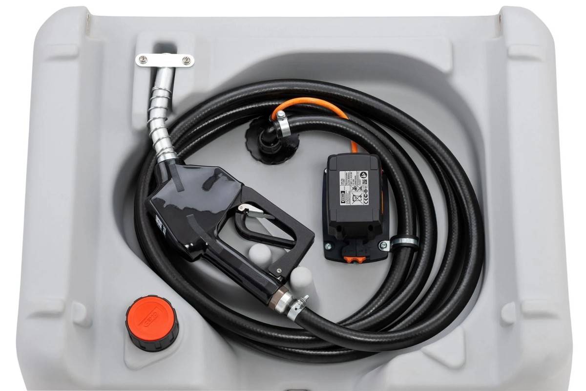 Rezervor mobil pentru motorina DT Mobile Easy 210 l, 12 V, CENTRI SP30, 30l/min, cu capac CEMO