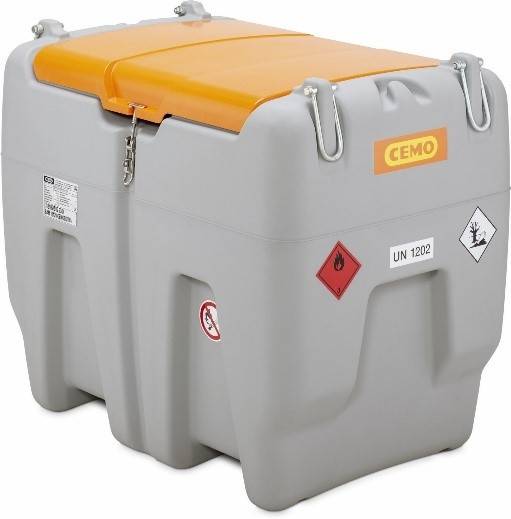 Rezervor motorina mobil TT Easy 620 litri cu pompa Cematic 3000/18 40l/min CEMO