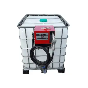 Bazin IBC 1000l cu pompa alimentare motorina CUBE 56 Piusi