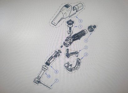 Duza de schimb din plastic pistolet adblue SB325 PIUSI