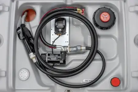 Rezervor motorina mobil TT Easy 470L cu pompa Cematic 3000/18 40l/min CEMO