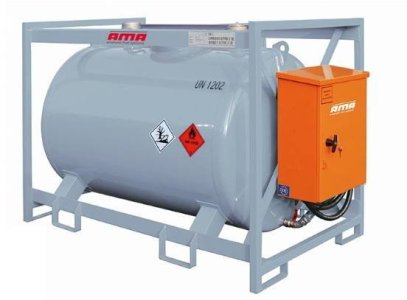 Rezervor motorina transportabil metalic 920 Litri ADR AMA